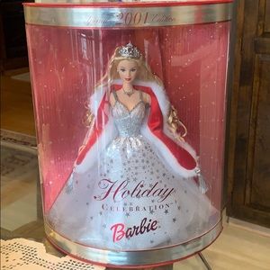 Special 2001 edition holiday celebration Barbie